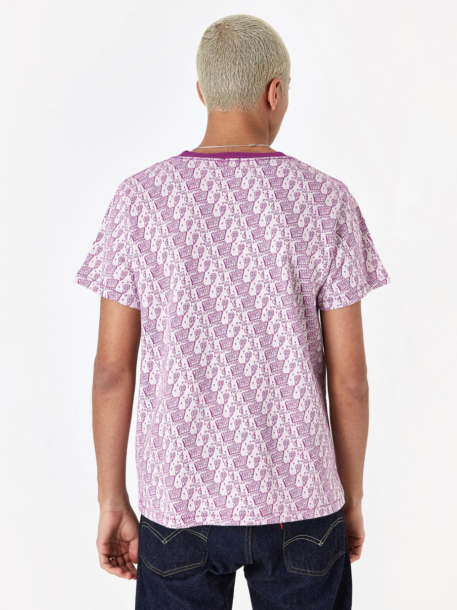 Levis Vintage Clothing Levis Vintage Clothing Graphic T-shirt - Purple Multi - Purple