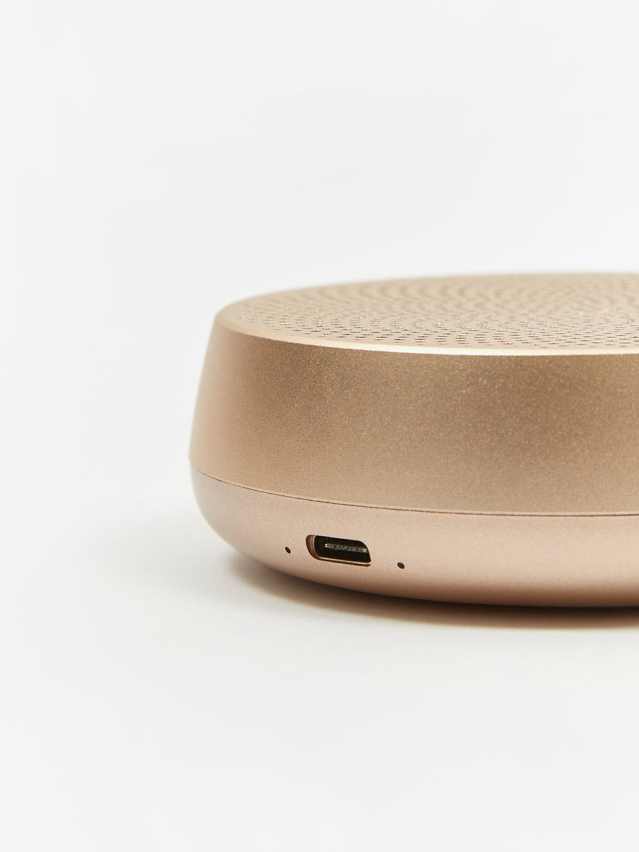 Lexon Lexon MINO Large Bluetooth Speaker - Soft Gold - Gold