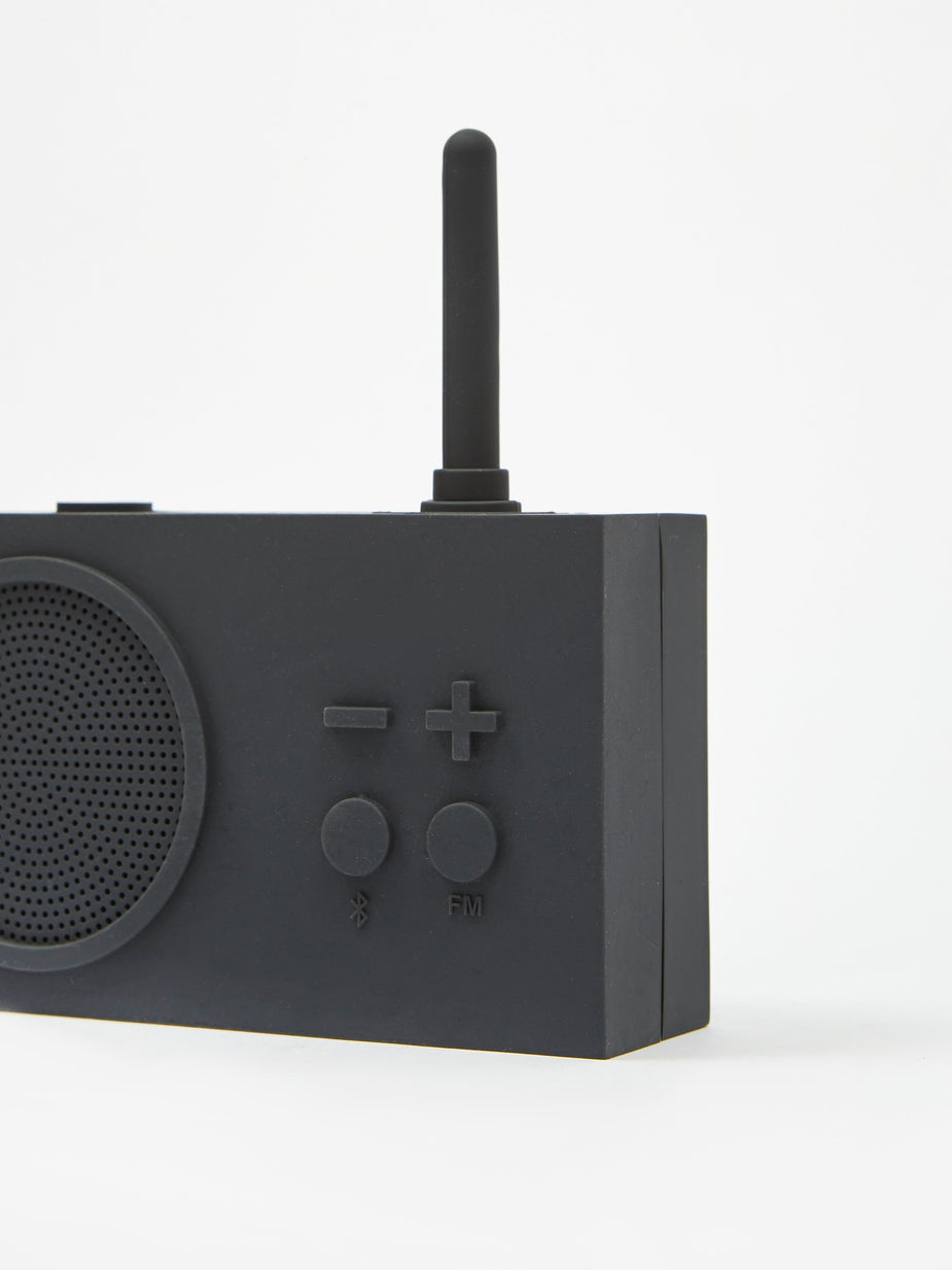 Lexon Lexon Tykho Wireless 3 FM Radio & Bluetooth Speaker - Dark Grey - Other