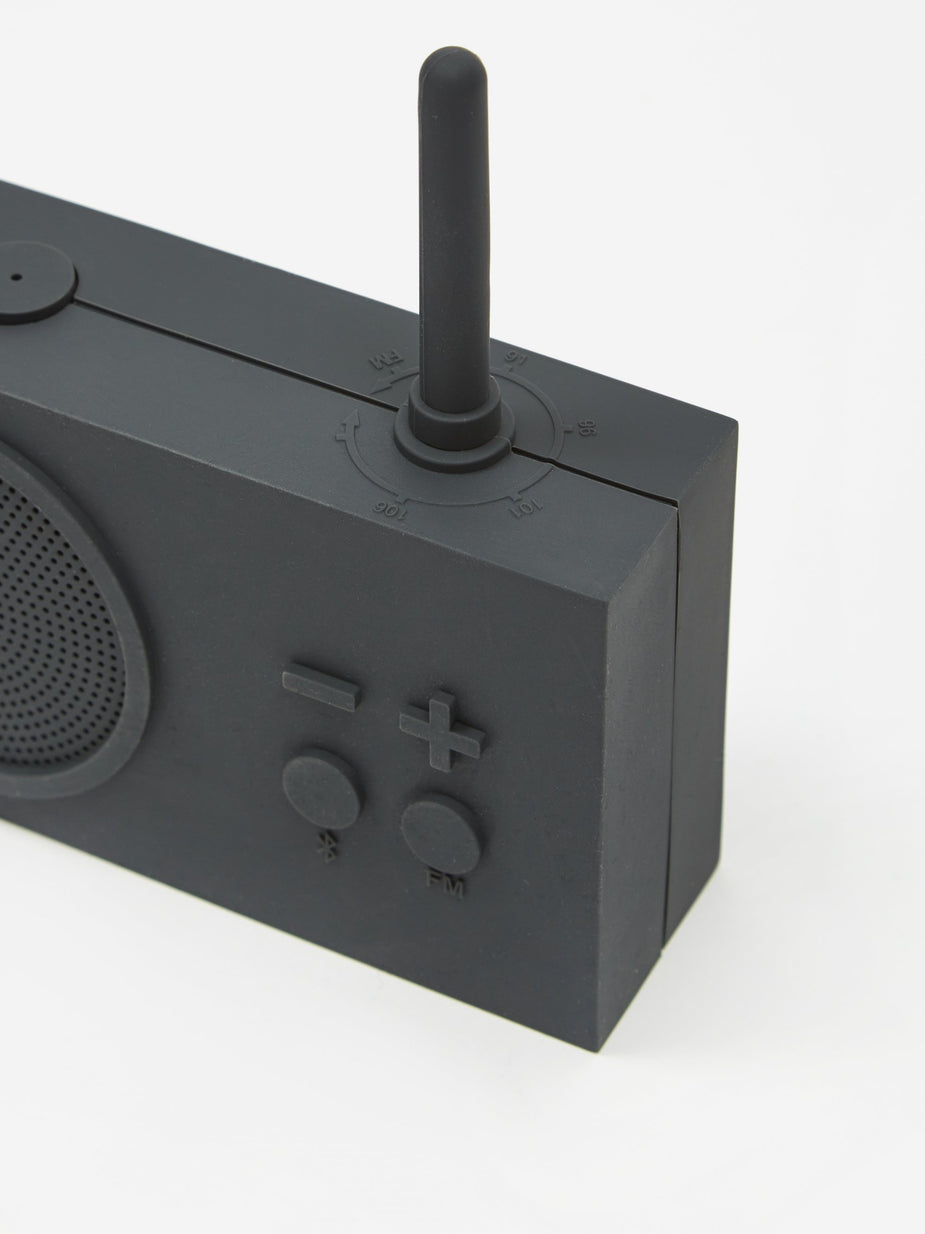 Lexon Lexon Tykho Wireless 3 FM Radio & Bluetooth Speaker - Dark Grey - Other