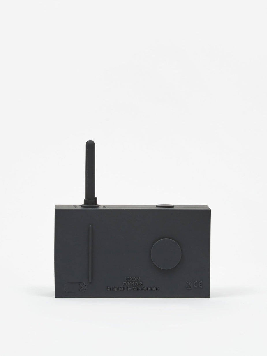 Lexon Lexon Tykho Wireless 3 FM Radio & Bluetooth Speaker - Dark Grey - Other