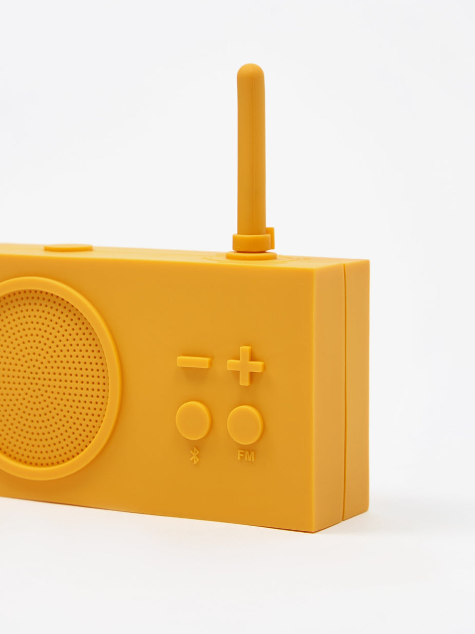 Lexon Lexon Tykho Wireless 3 FM Radio & Bluetooth Speaker - Yellow - Other