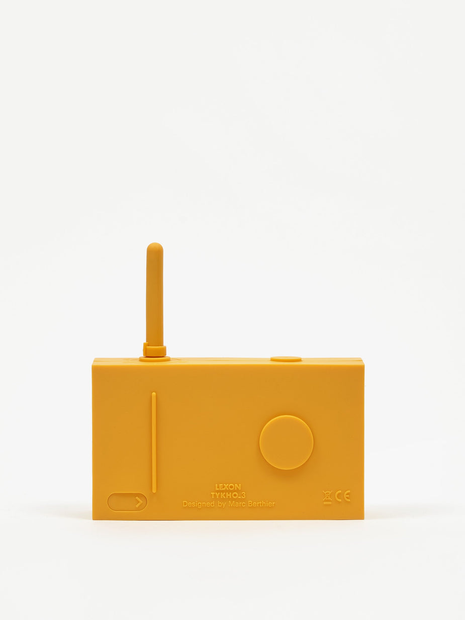 Lexon Lexon Tykho Wireless 3 FM Radio & Bluetooth Speaker - Yellow - Other