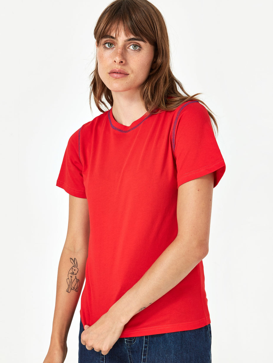 LF Markey LF Markey Basic T-Shirt - Red - Red