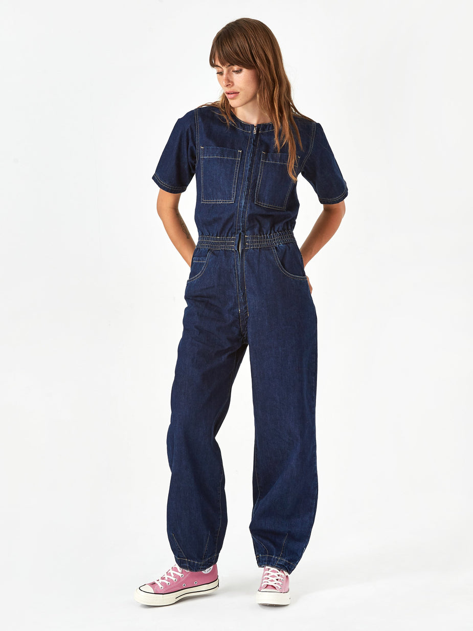 LF Markey LF Markey Francis Boilersuit - Indigo - Blue