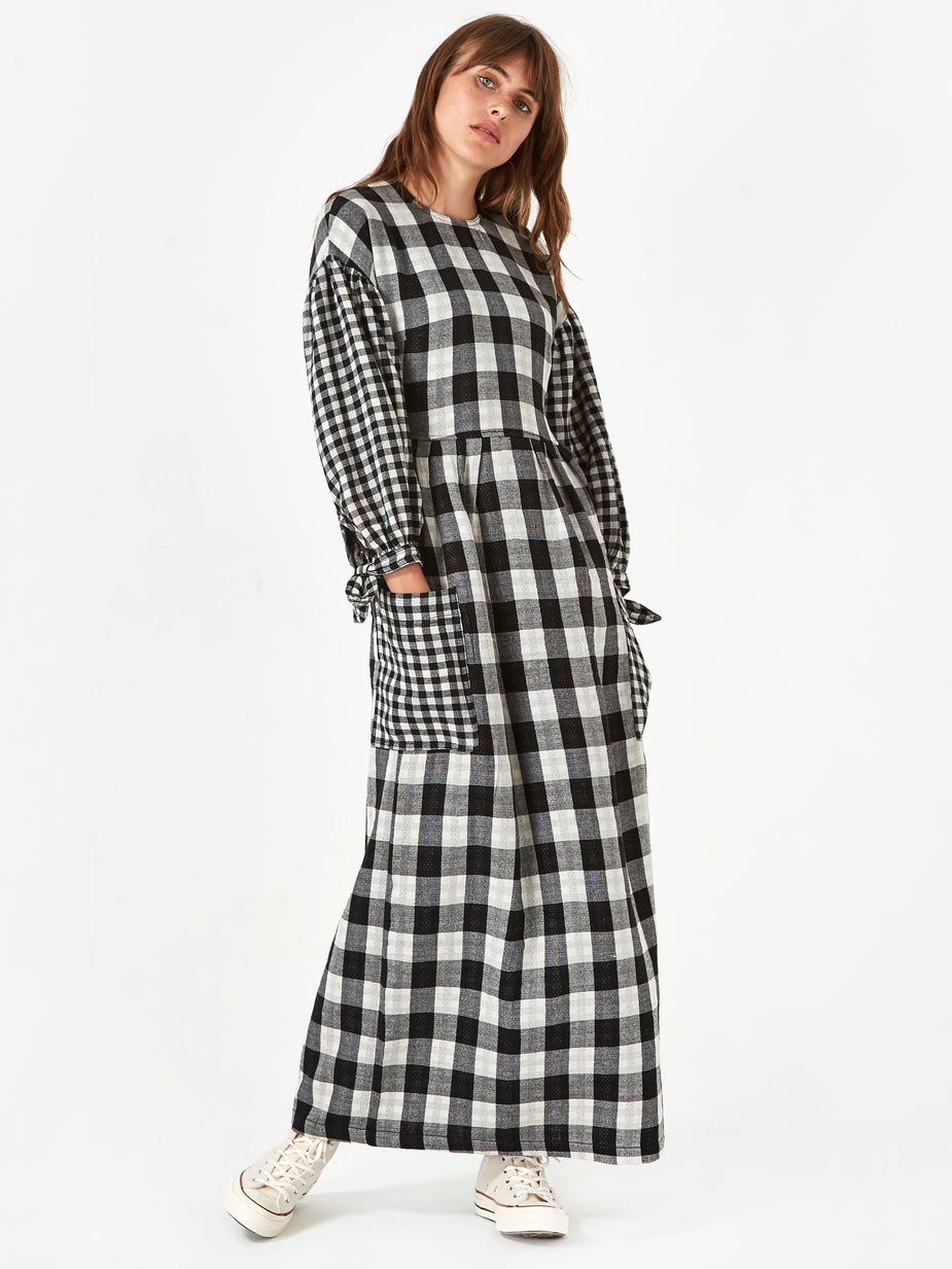 LF Markey LF Markey Joe Dress - Black Check - Black