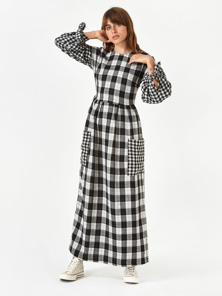 LF Markey LF Markey Joe Dress - Black Check - Black