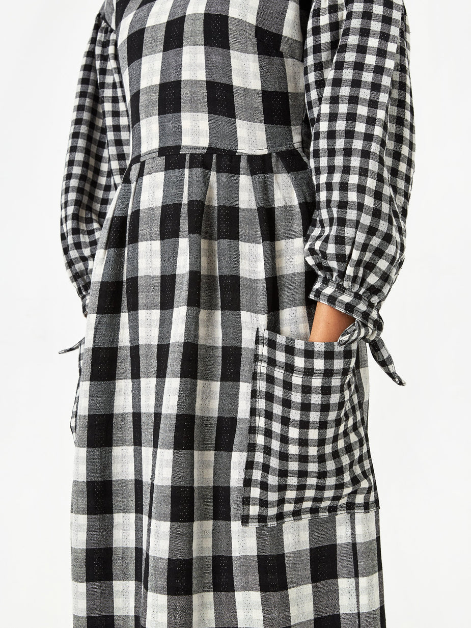 LF Markey LF Markey Joe Dress - Black Check - Black