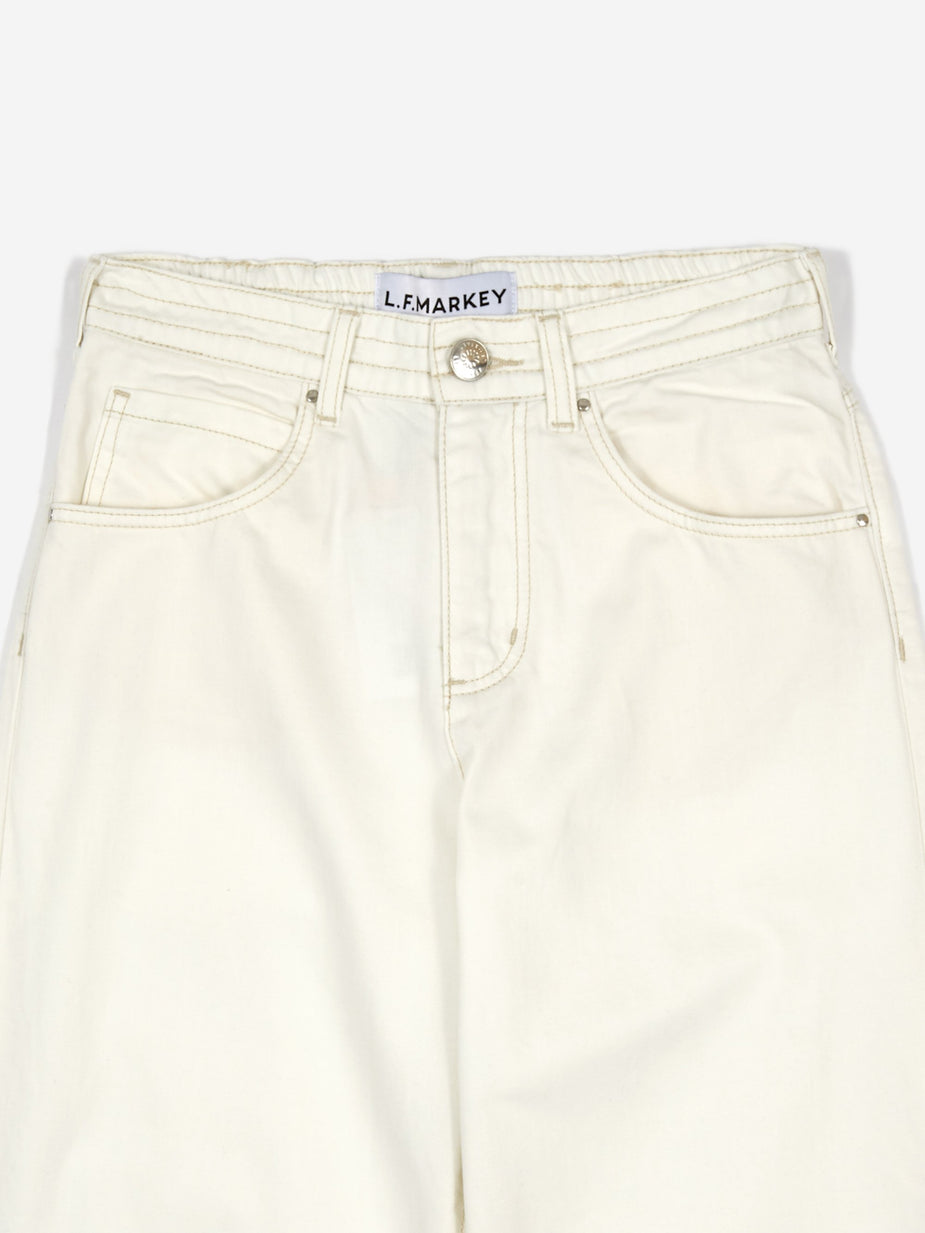 LF Markey LF Markey Johnny Elasticated Jean - White - White