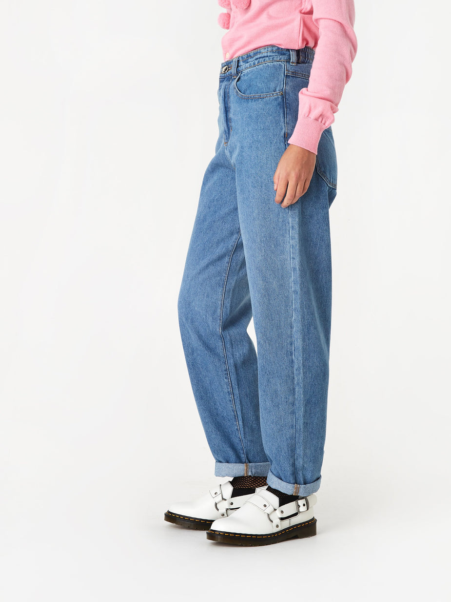 LF Markey LF Markey Johnny Elasticated Jeans - Blue - Blue