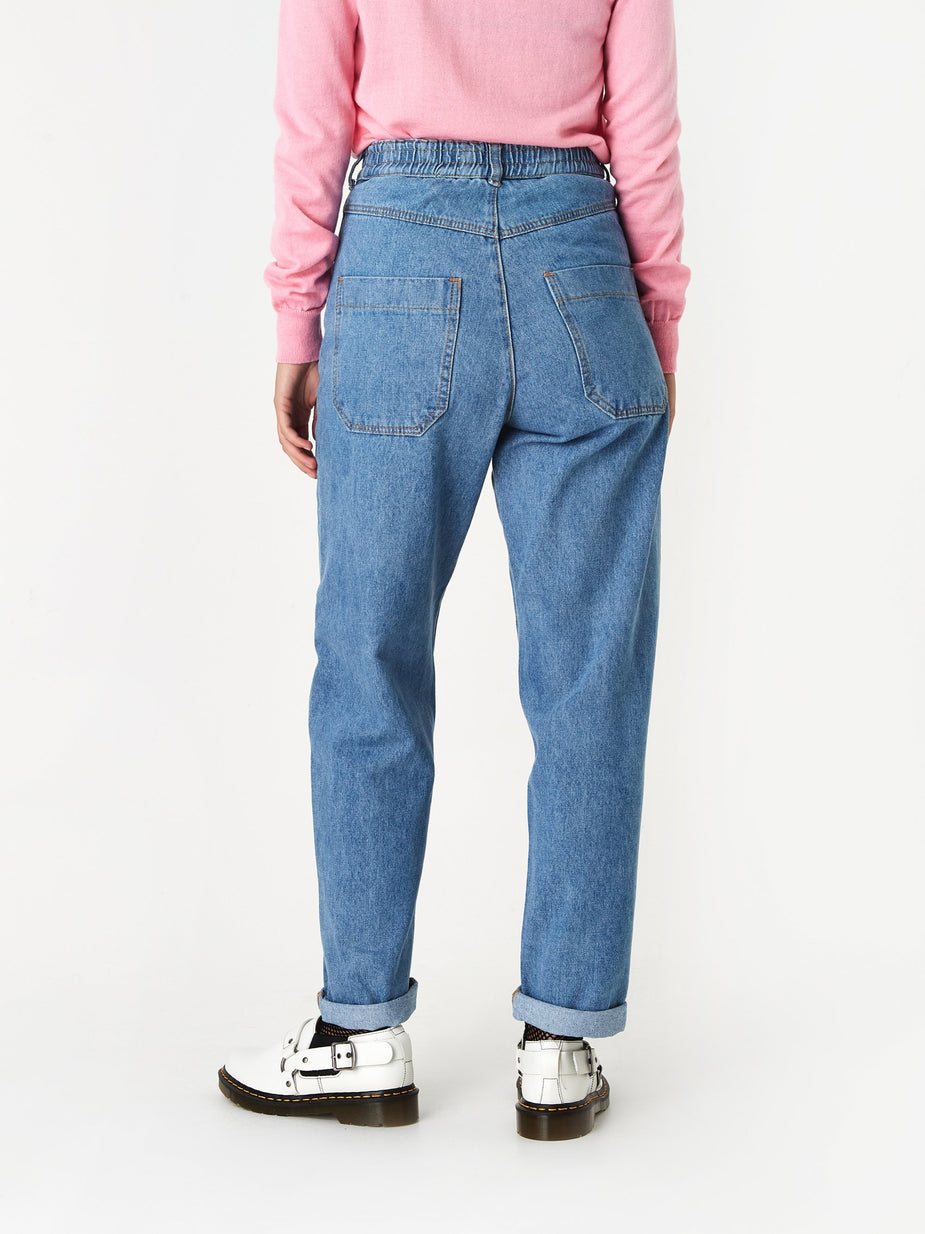 LF Markey LF Markey Johnny Elasticated Jeans - Blue - Blue