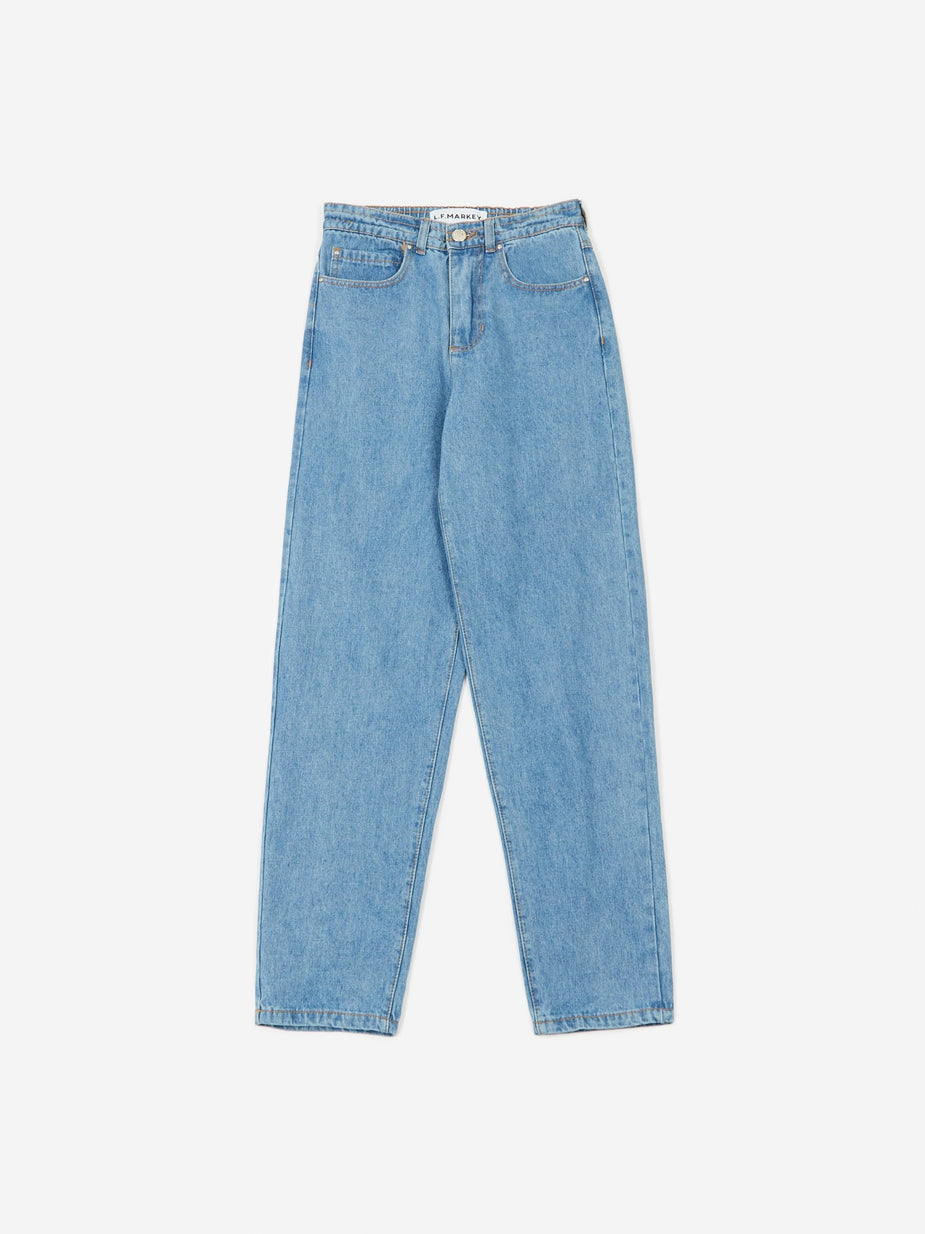 LF Markey LF Markey Johnny Elasticated Jeans - Mid Blue, - Blue