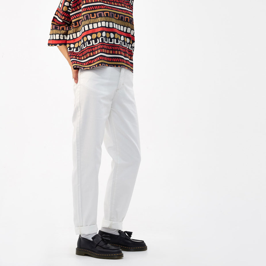 LF Markey LF Markey Johnny Elasticated Jean - White - White