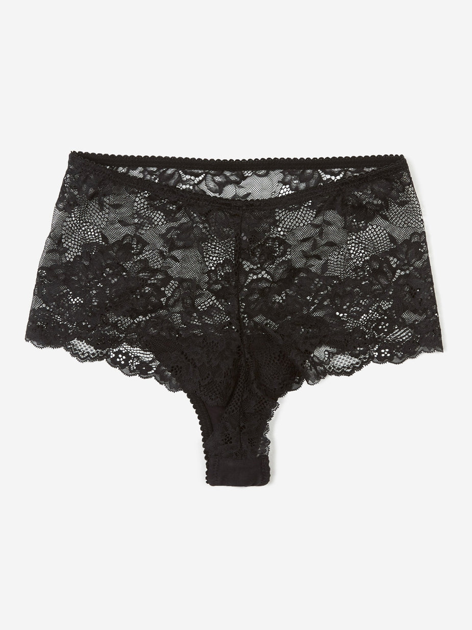 Lonely Lonely Hollie High Waist French Brief - Black - Black