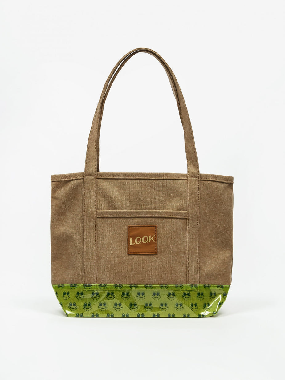 LQQK Studio LQQK Studio Frog Man Tote Bag - Canvas/Vinyl - Other