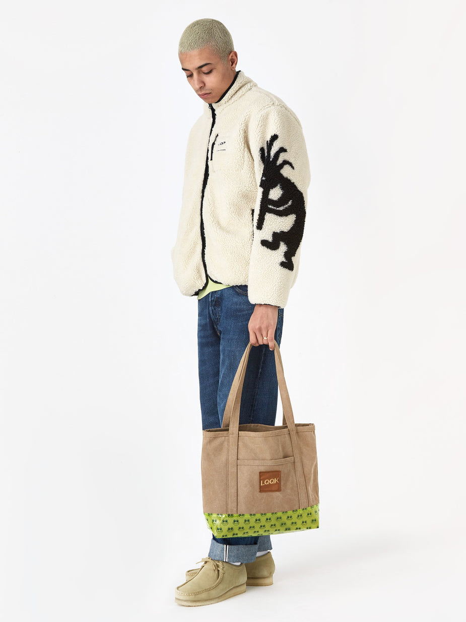 LQQK Studio LQQK Studio Frog Man Tote Bag - Canvas/Vinyl - Other