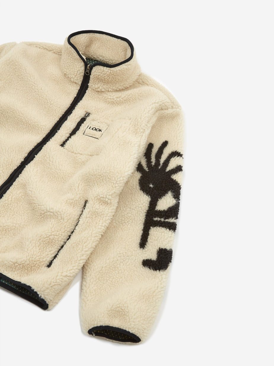 LQQK Studio LQQK Studio Kokopelli Fleece Jacket - Natural - Neutrals