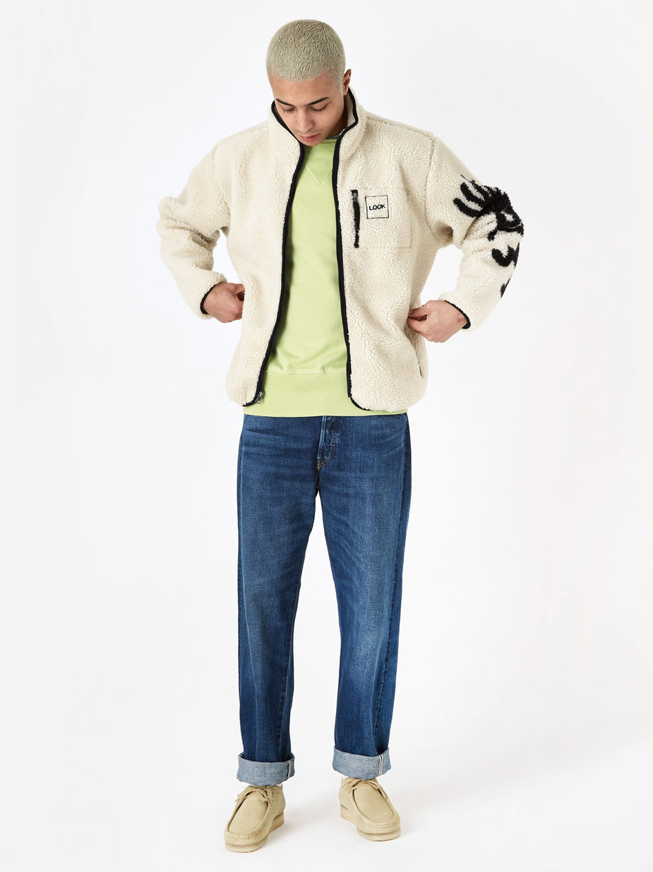 LQQK Studio LQQK Studio Kokopelli Fleece Jacket - Natural - Neutrals