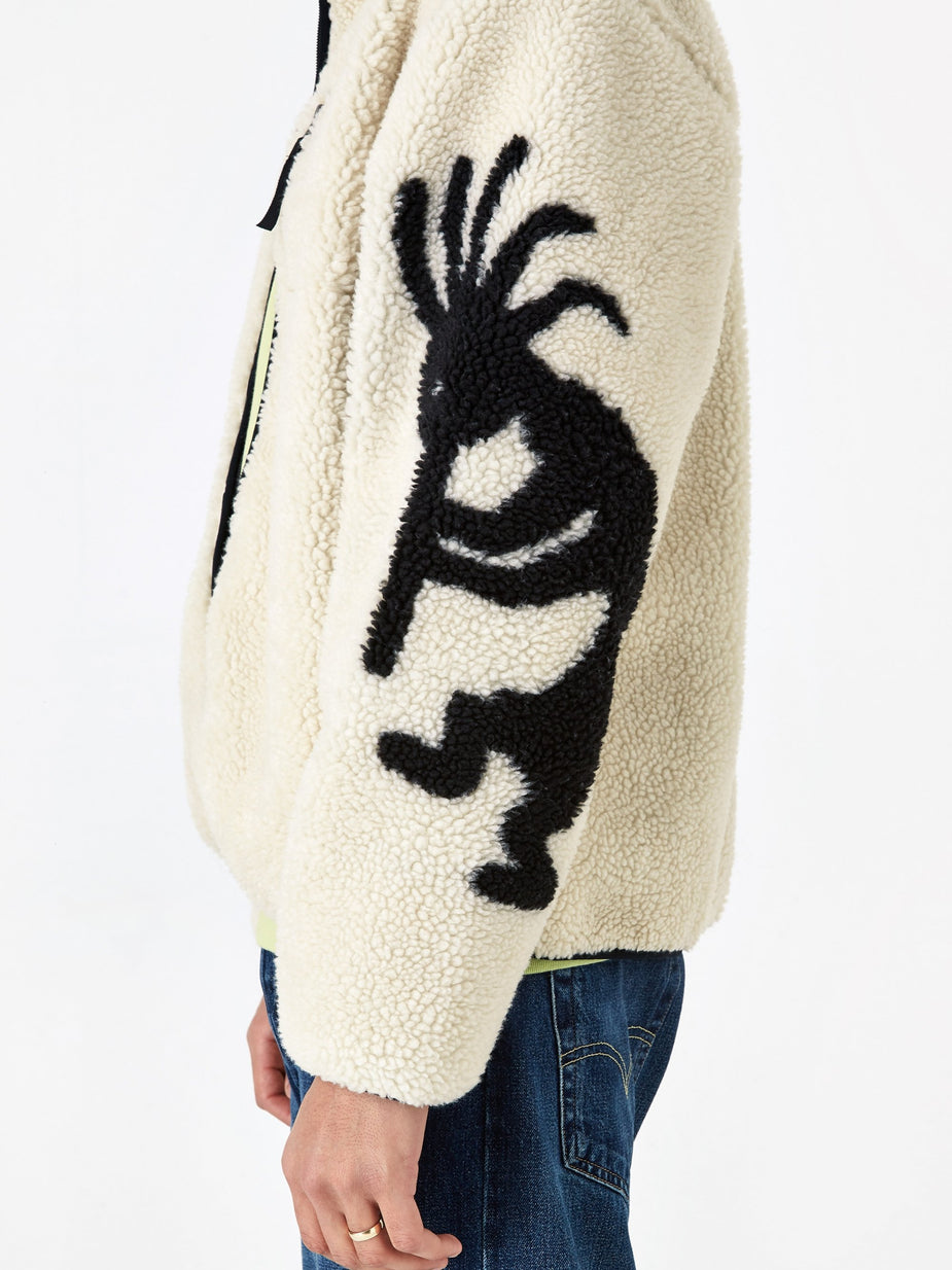 LQQK Studio LQQK Studio Kokopelli Fleece Jacket - Natural - Neutrals