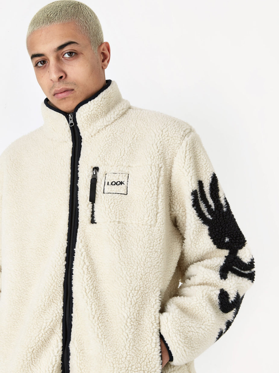 LQQK Studio LQQK Studio Kokopelli Fleece Jacket - Natural - Neutrals