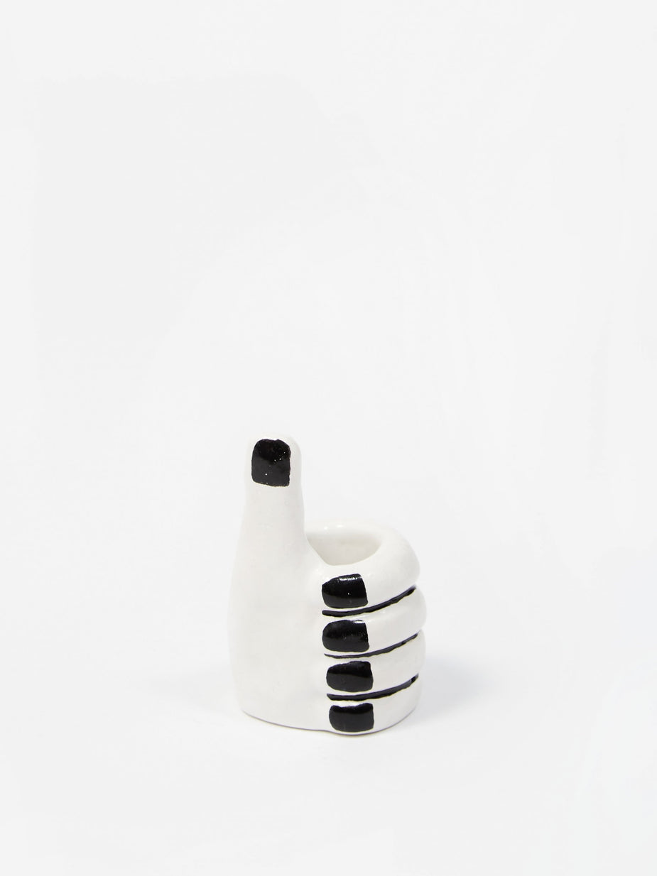 Lucy Kirk Lucy Kirk Thumbs Up Candleholder - Other