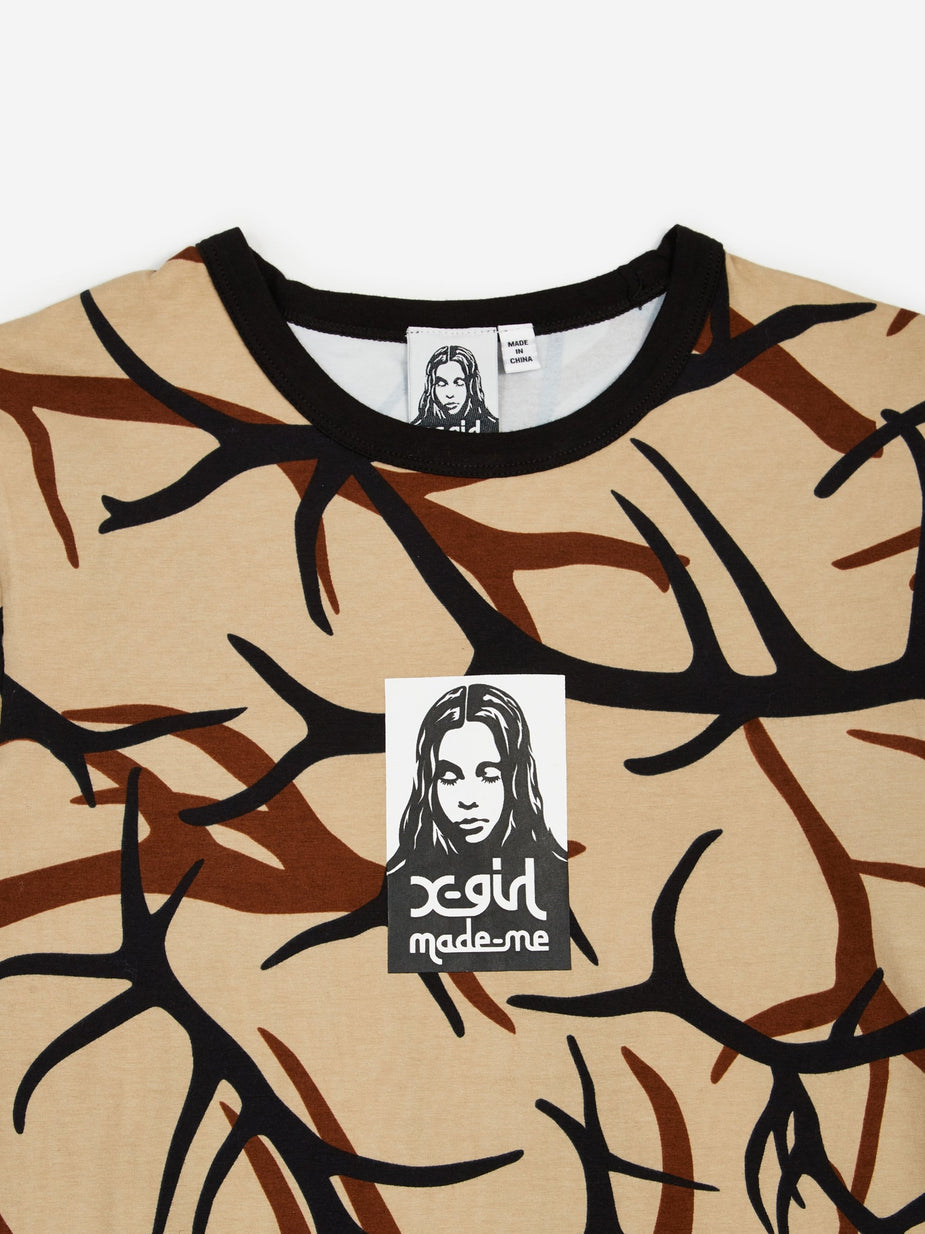 MadeMe MadeMe x X-Girl Baby T - Tan - Orange