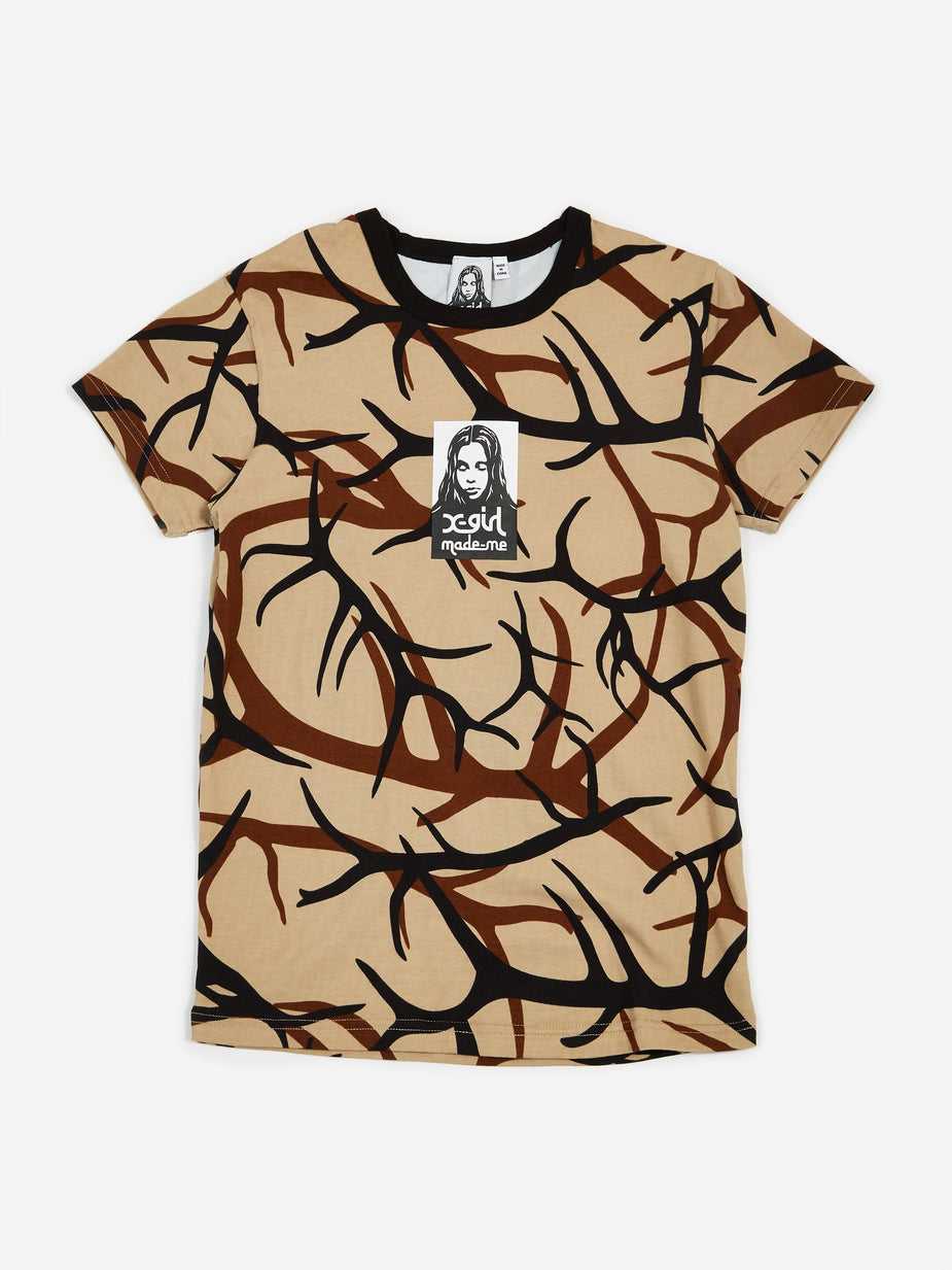 MadeMe MadeMe x X-Girl Baby T - Tan - Orange