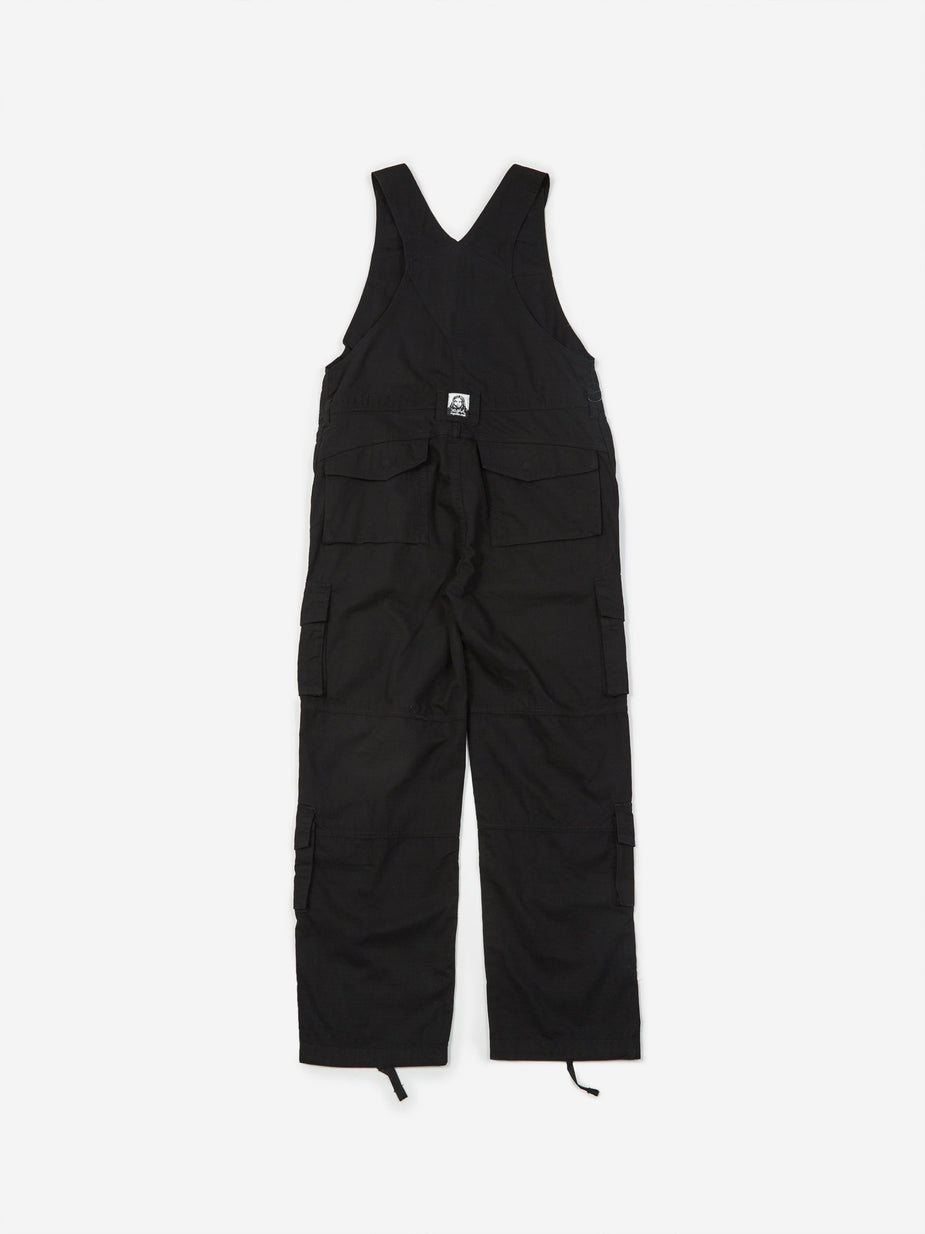 MadeMe MadeMe x X-Girl Cargo Overall - Black - Black