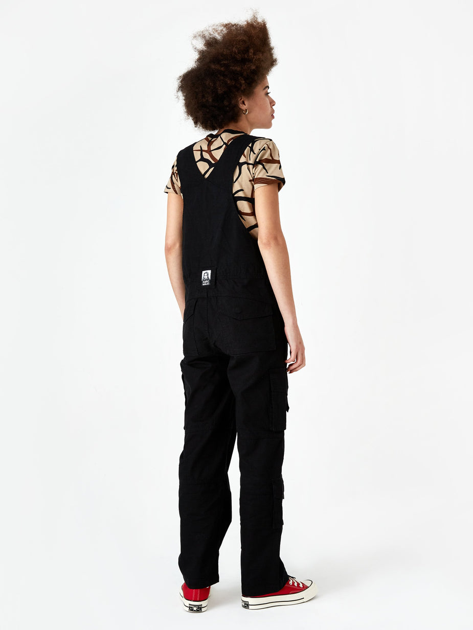 MadeMe MadeMe x X-Girl Cargo Overall - Black - Black