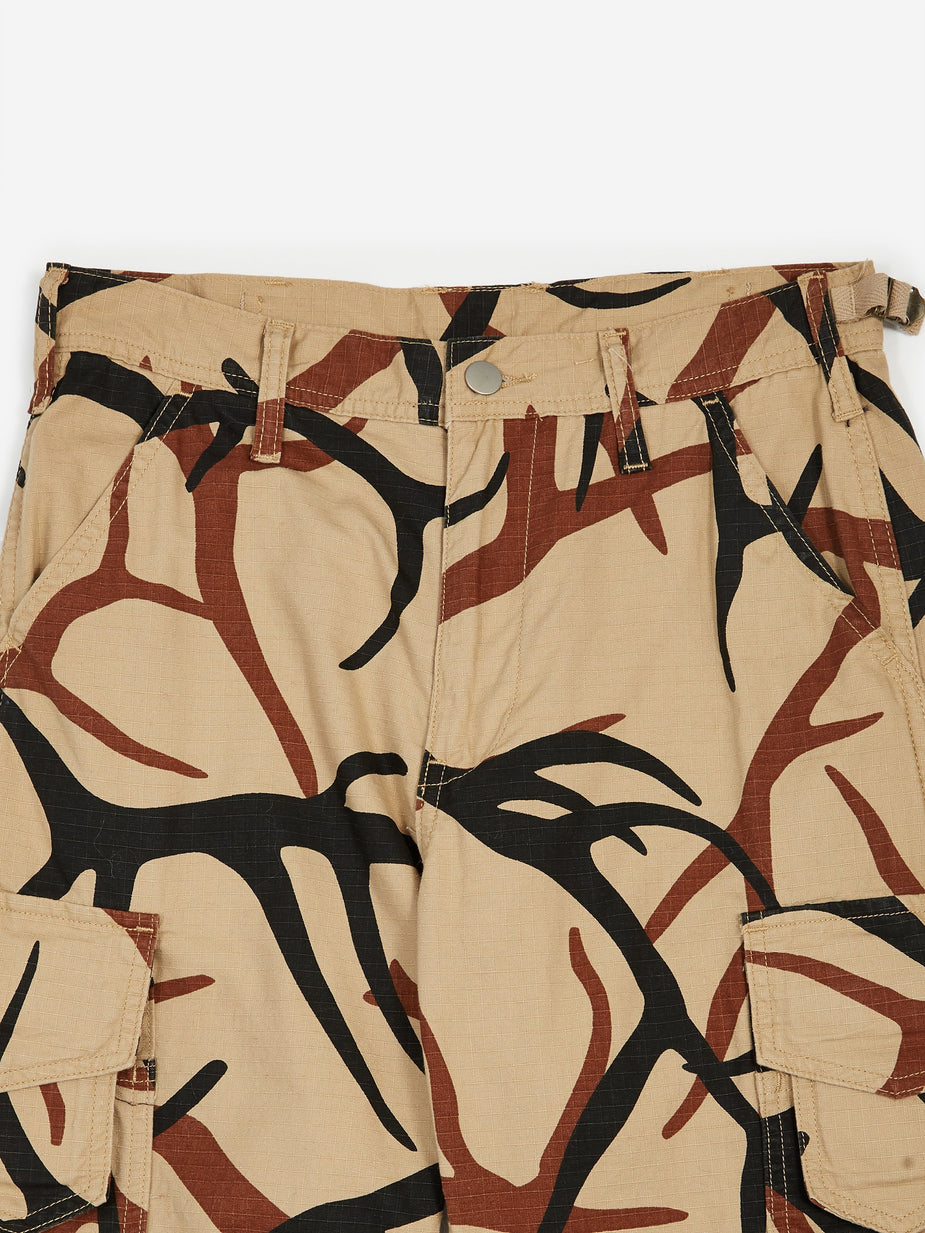 MadeMe MadeMe x X-Girl Cargo Pant - Tan - Orange