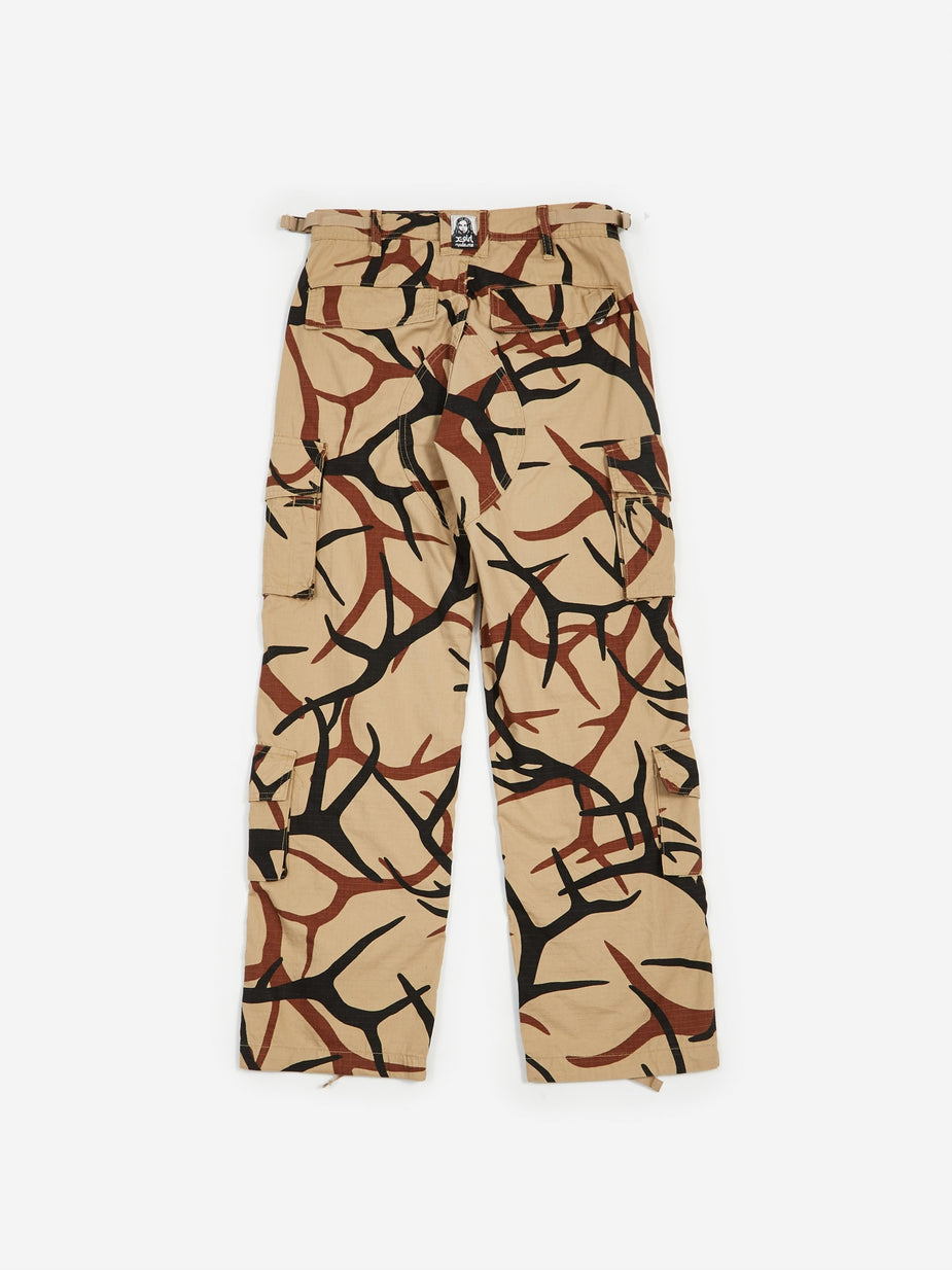 MadeMe MadeMe x X-Girl Cargo Pant - Tan - Orange