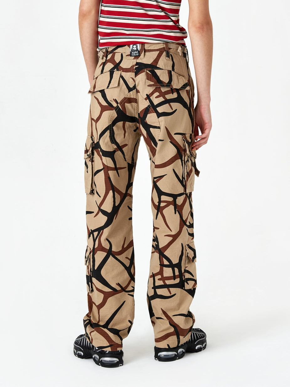 MadeMe MadeMe x X-Girl Cargo Pant - Tan - Orange