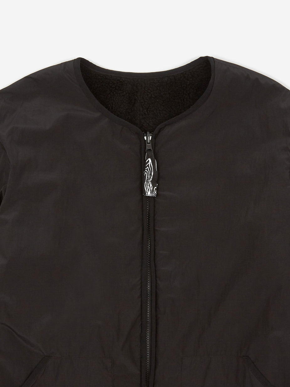 Magic Castles Magic Castles Reversible Collarless Jacket - Black - Black
