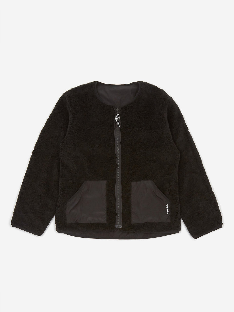 Magic Castles Magic Castles Reversible Collarless Jacket - Black - Black