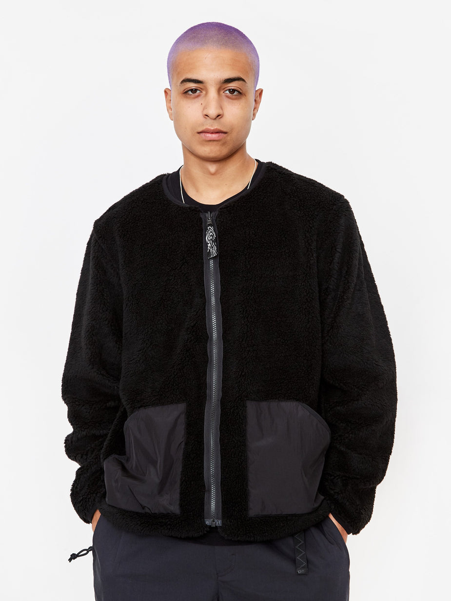 Magic Castles Magic Castles Reversible Collarless Jacket - Black - Black