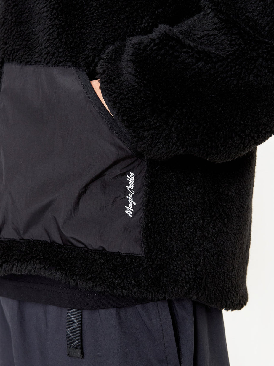 Magic Castles Magic Castles Reversible Collarless Jacket - Black - Black