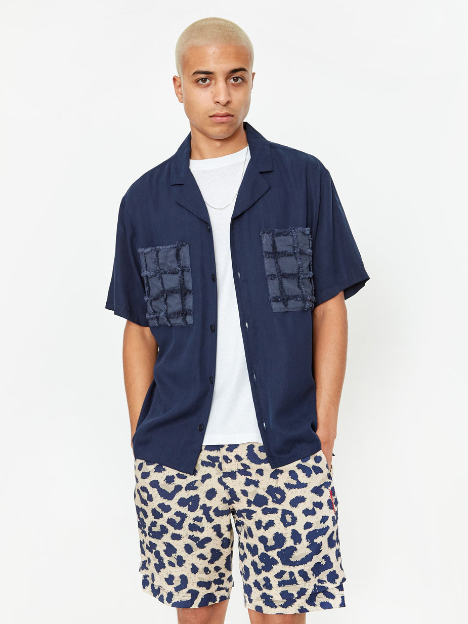 Magic Castles Magic Castles Two Pockets Shirt - Indigo - Blue