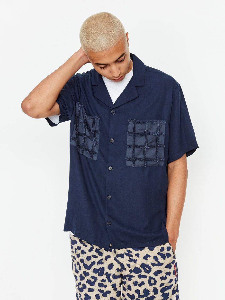 Magic Castles Magic Castles Two Pockets Shirt - Indigo - Blue
