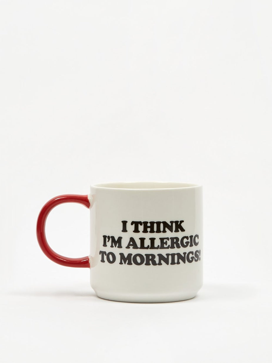 Peanuts Peanuts Mug - Allergic To Mornings - 330ml - Other