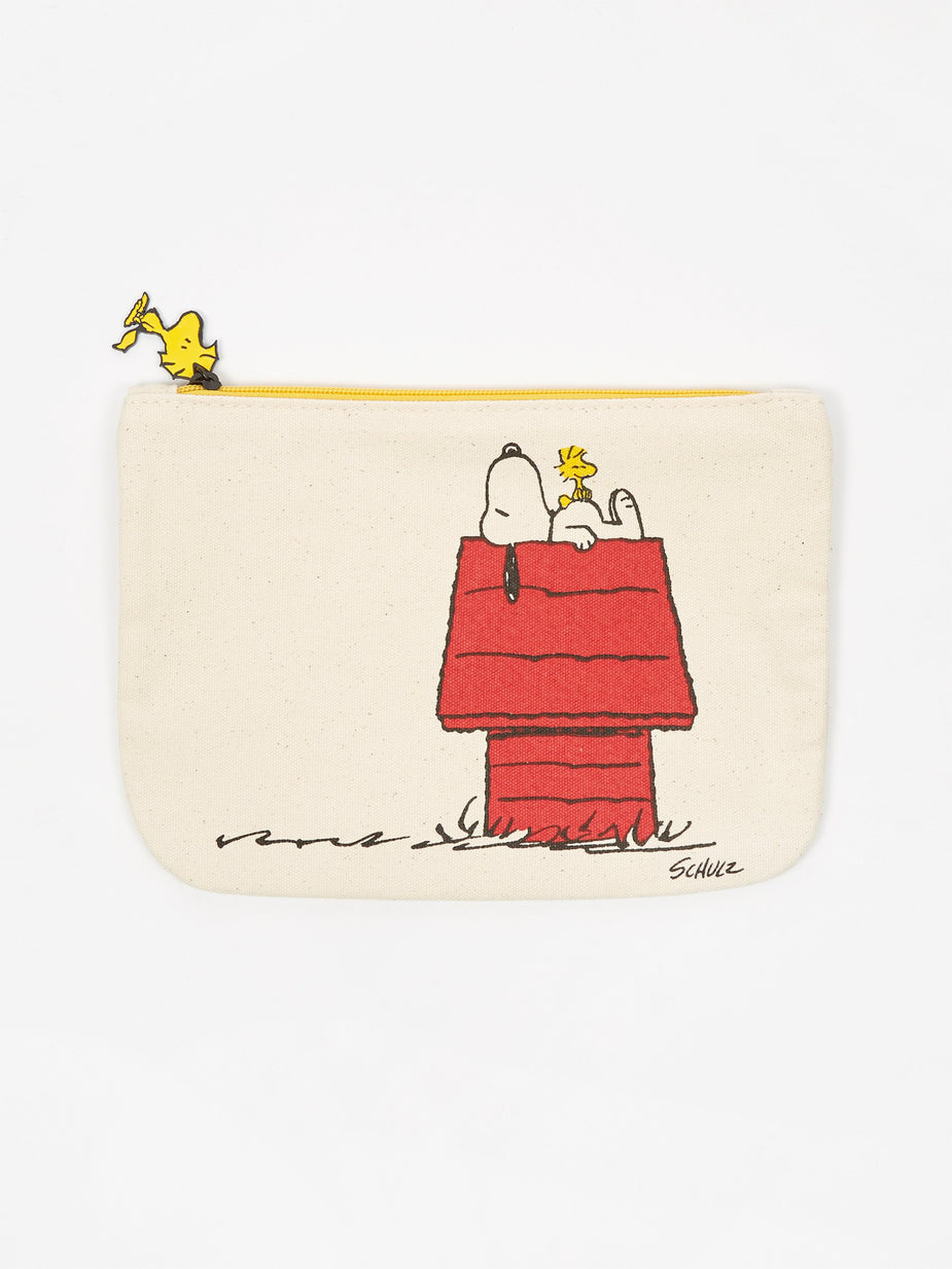 Peanuts Peanuts Zipper Pouch - Gang & House - 24cmx19cm - Other