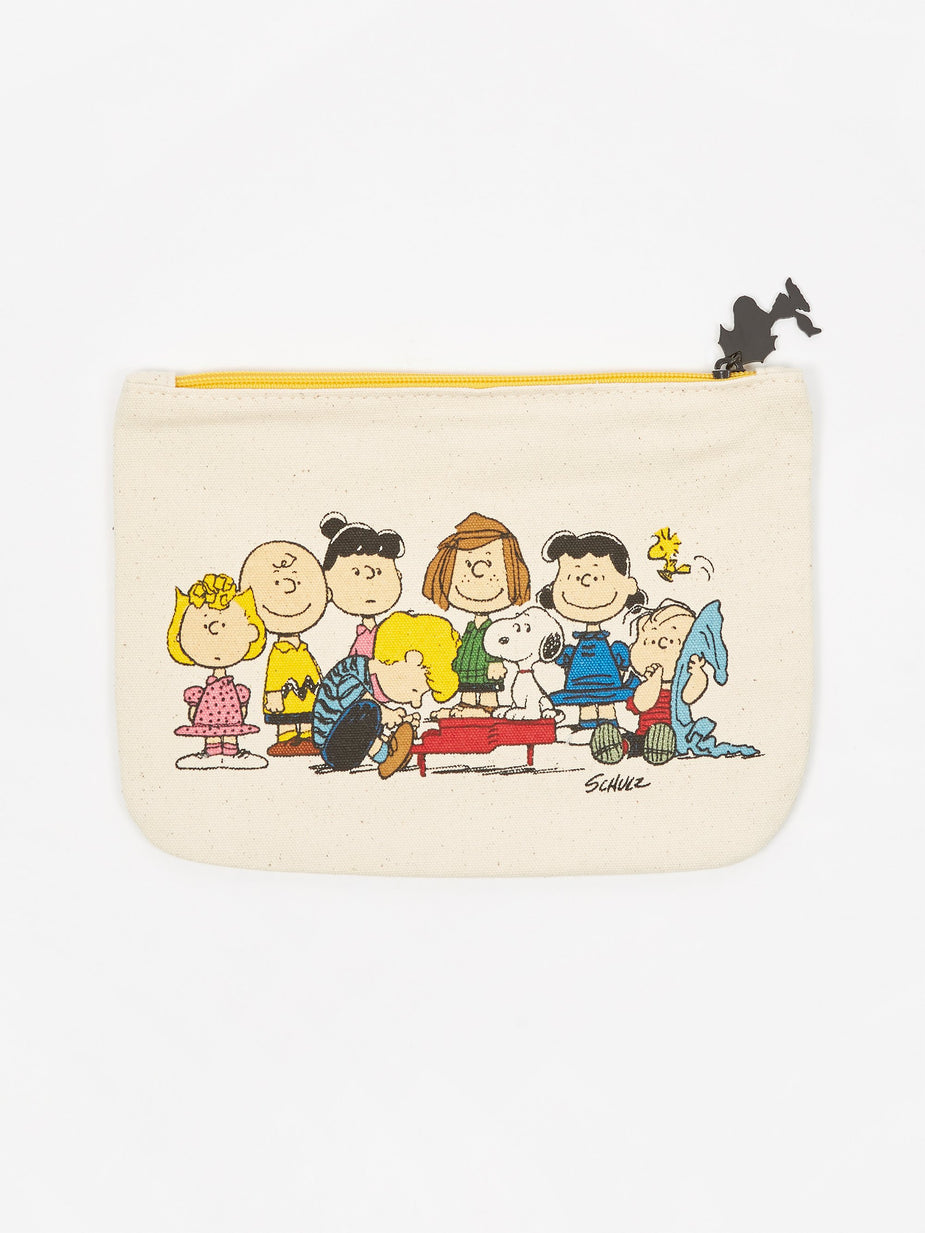 Peanuts Peanuts Zipper Pouch - Gang & House - 24cmx19cm - Other