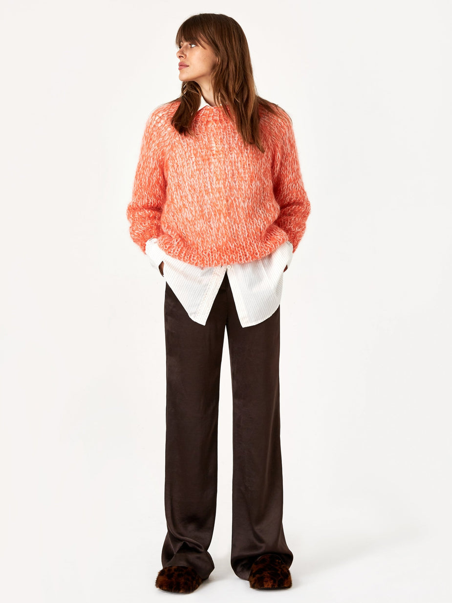 Maiami Maiami Mohair Basic Sweater - Signal Orange - Orange