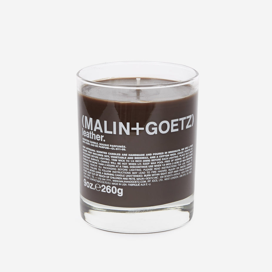 Malin+Goetz Malin+Goetz Scented Candle 260g - Leather - Black