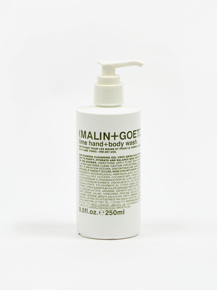 Malin+Goetz Malin+Goetz Lime Hand + Body Wash - 250ml - White