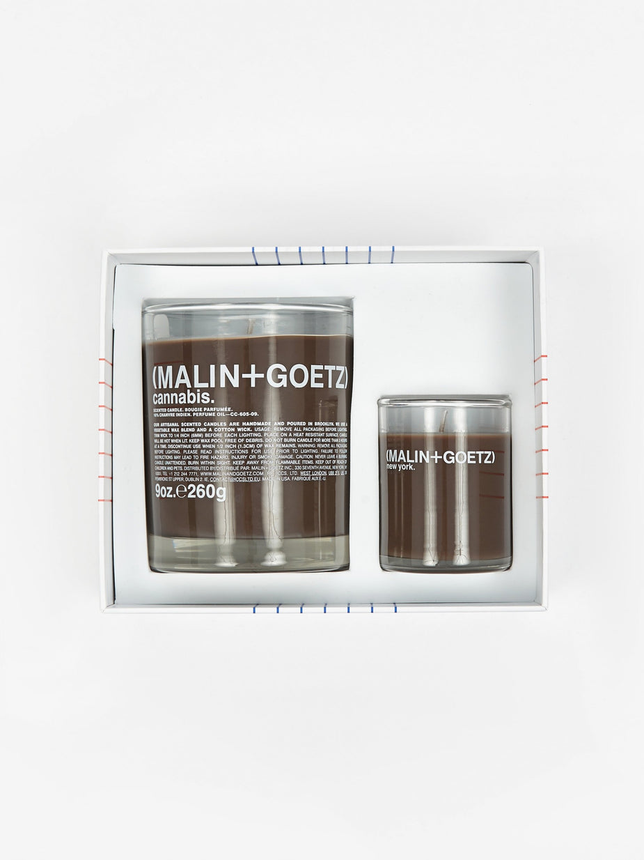 Malin+Goetz Malin+Goetz Get Lit Cannabis Candle Set - Other