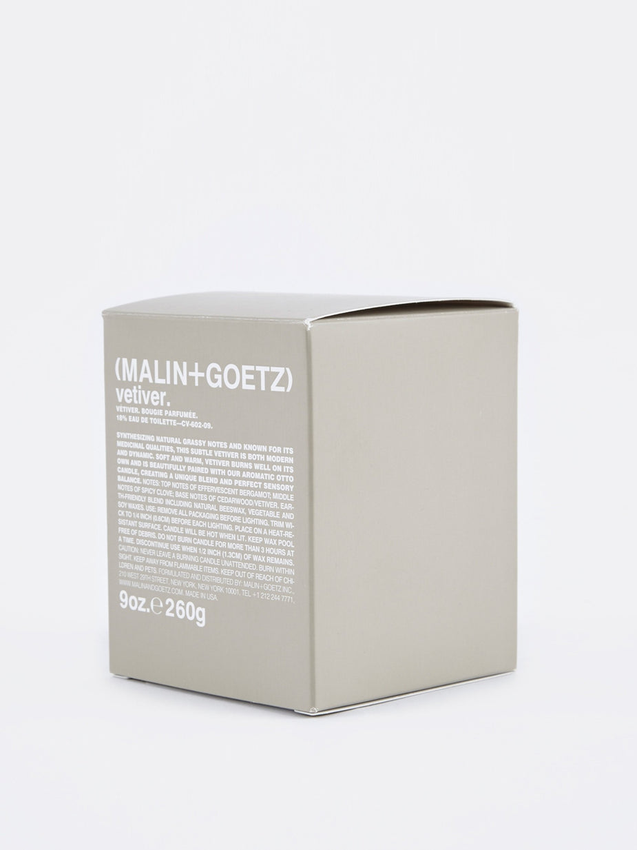 Malin+Goetz Malin+Goetz Scented Candle 260g - Vetiver - Grey