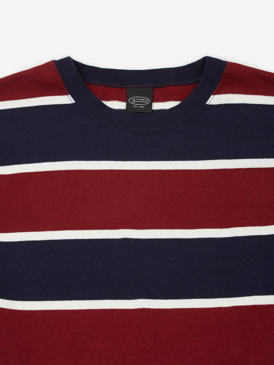 Manastash Manastash Aberdeen Rugger II Longsleeve T-Shirt - Burgundy - Red