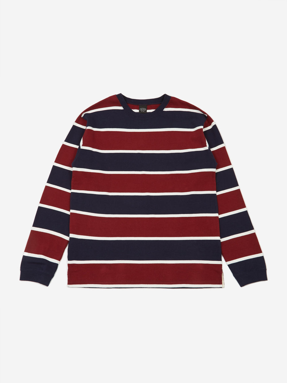 Manastash Manastash Aberdeen Rugger II Longsleeve T-Shirt - Burgundy - Red