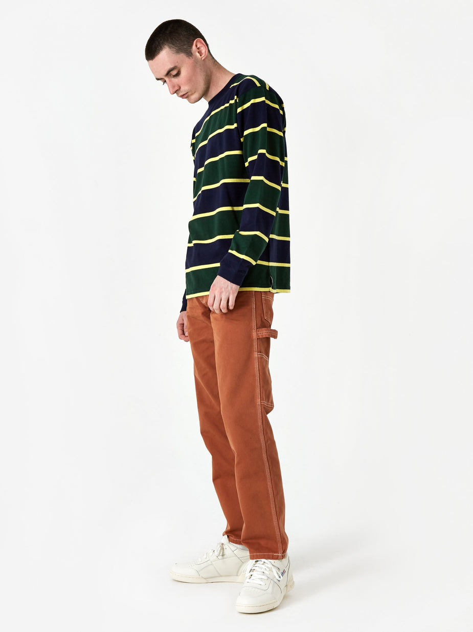 Manastash Manastash Aberdeen Rugger II Longsleeve T-Shirt - Dark Green - Green