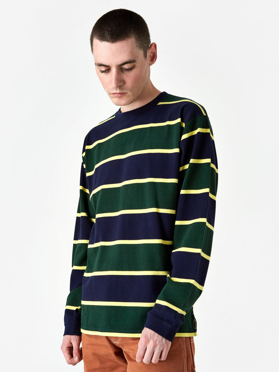 Manastash Manastash Aberdeen Rugger II Longsleeve T-Shirt - Dark Green - Green